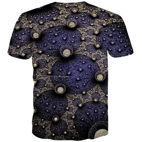 Abstract T shirts Men Psychedelic T-shirts Graphic Galaxy Tshirt Anime Diamond Tshirts Novelty Harajuku T shirts Funny