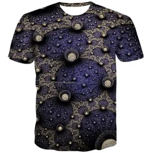 Abstract T shirts Men Psychedelic T-shirts Graphic Galaxy Tshirt Anime Diamond Tshirts Novelty Harajuku T shirts Funny