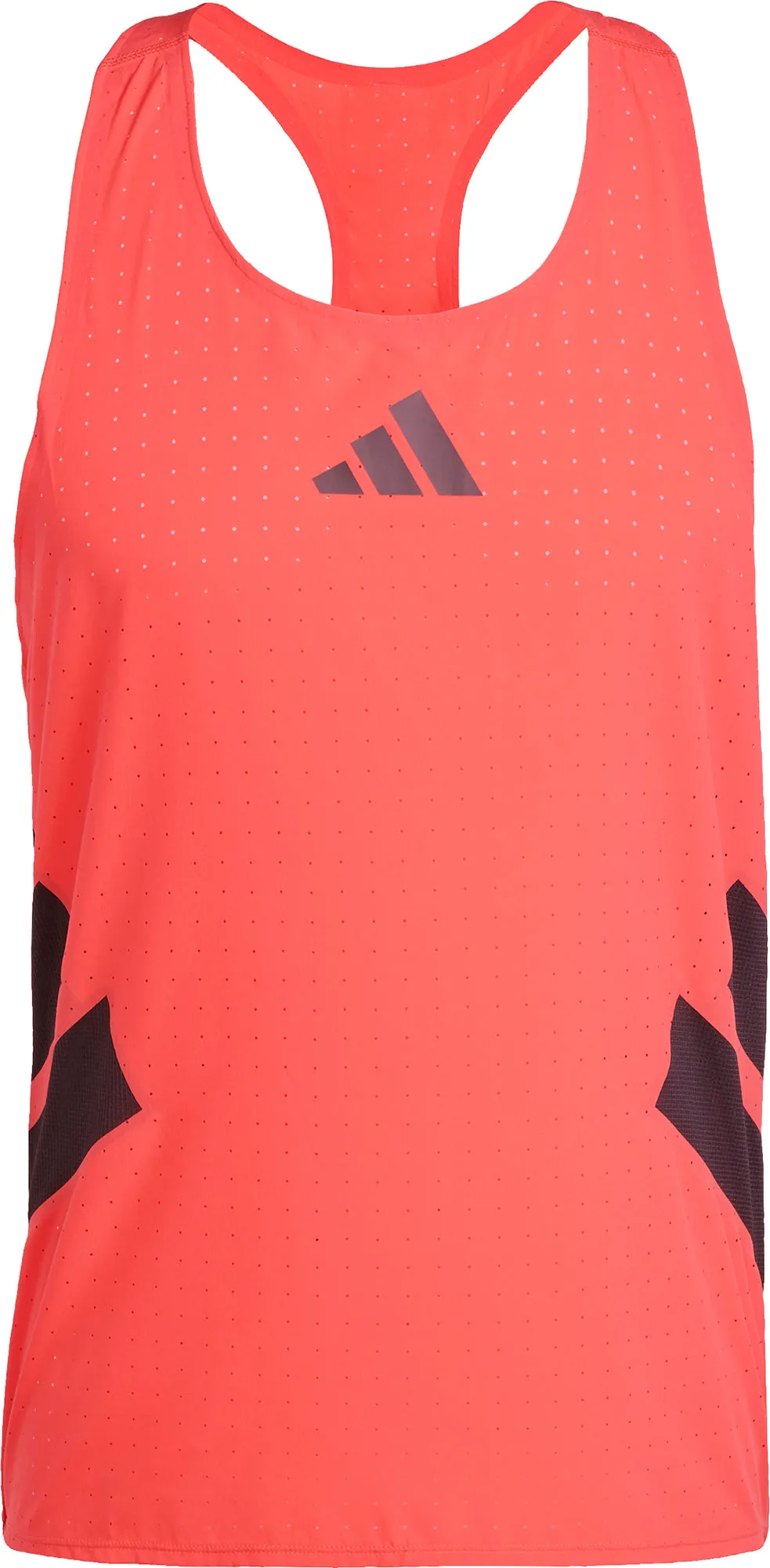 adidas Adizero Road To Records Mens Running Vest - Red