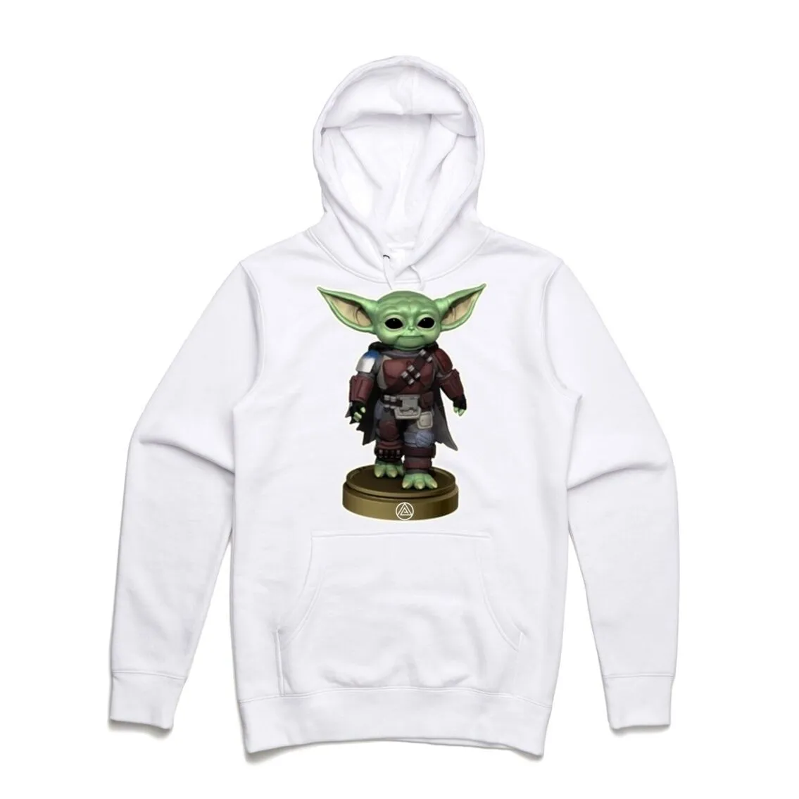 Art Society x Retro Kings BABY YODA MANDO 2 HOODIE WHITE