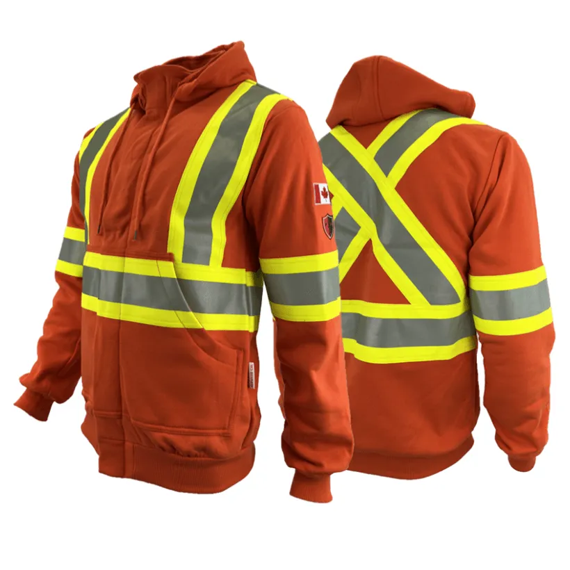 Atlas - 402 - FR Zip-Up Hi-Vis CSA Hoodie