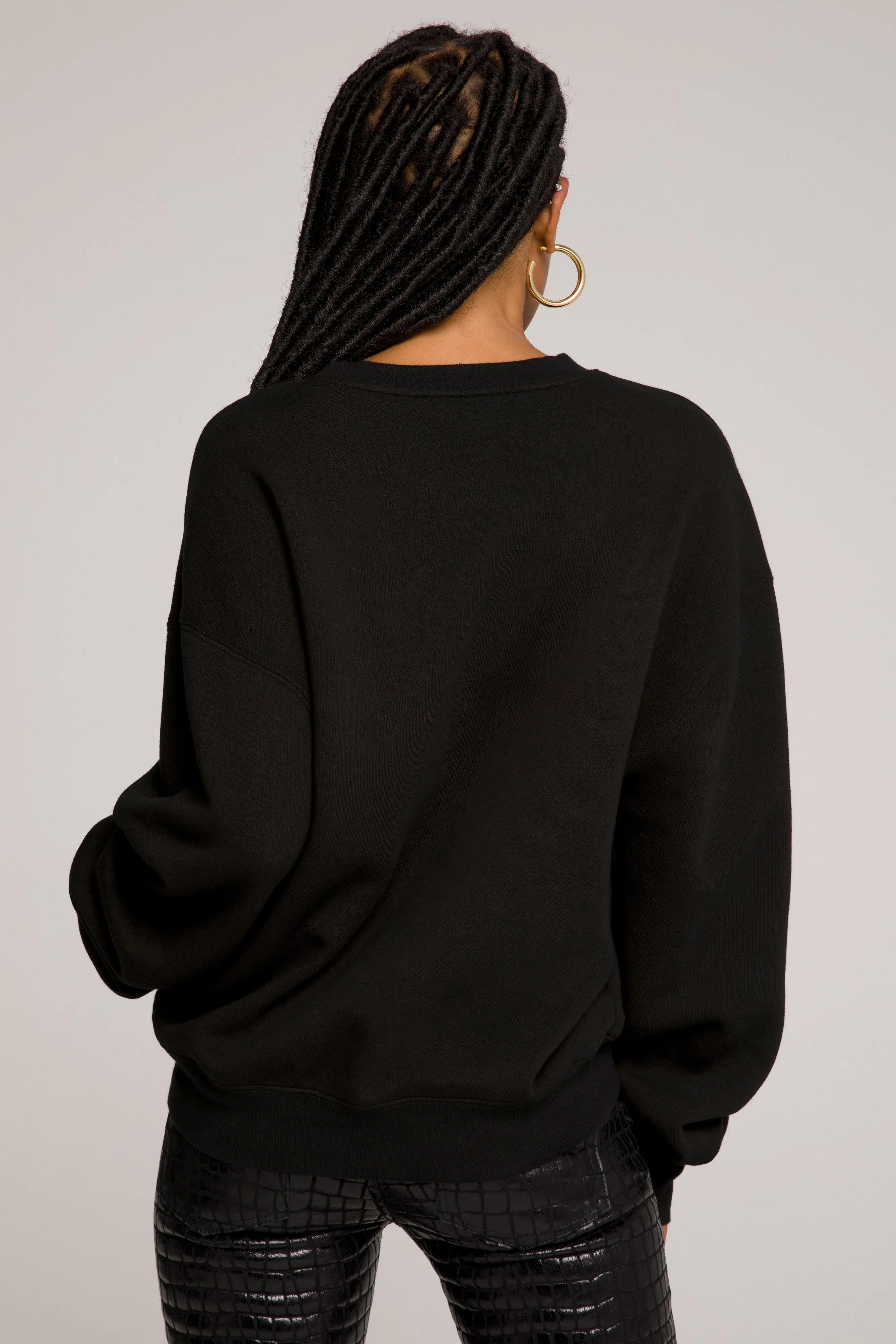 BOYFRIEND SWEATSHIRT | BLACK001