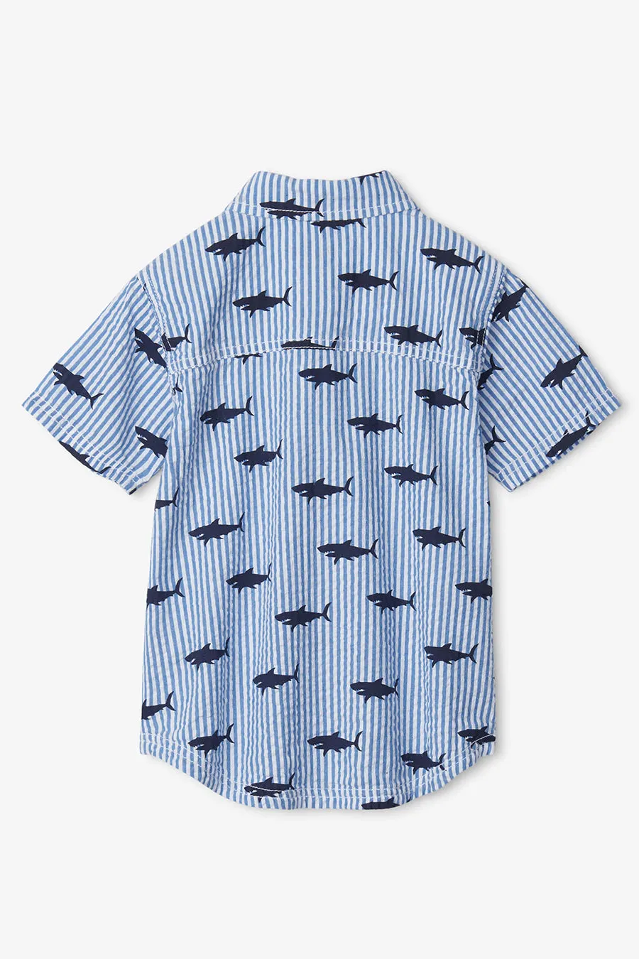 Boys Shirt Hatley Seersucker Shark