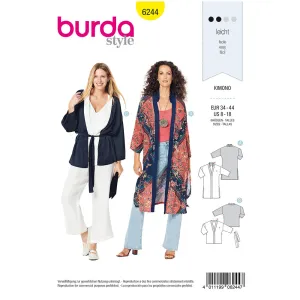 BURDA - 6244 Kimono Coat/Jacket