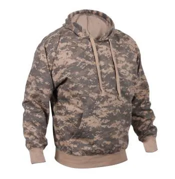 Camo Pullover Hooded Sweatshirt