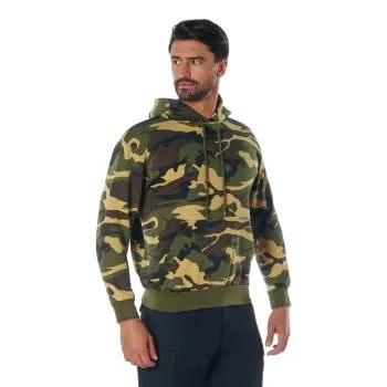 Camo Pullover Hooded Sweatshirt