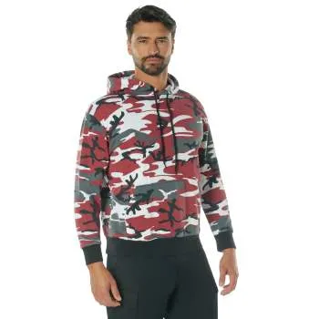 Camo Pullover Hooded Sweatshirt