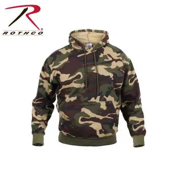 Camo Pullover Hooded Sweatshirt