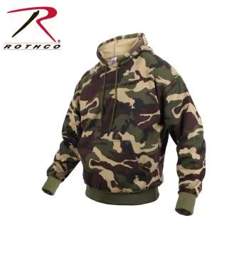 Camo Pullover Hooded Sweatshirt