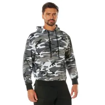 Camo Pullover Hooded Sweatshirt