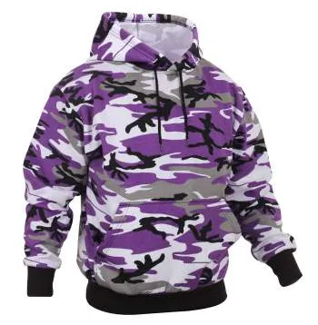 Camo Pullover Hooded Sweatshirt