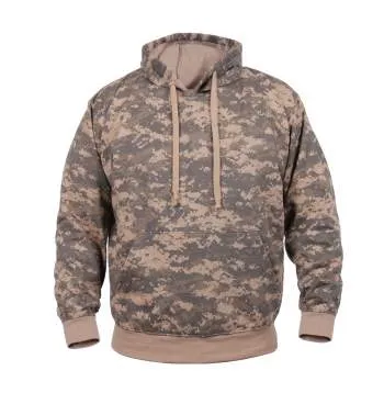 Camo Pullover Hooded Sweatshirt