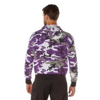 Camo Pullover Hooded Sweatshirt