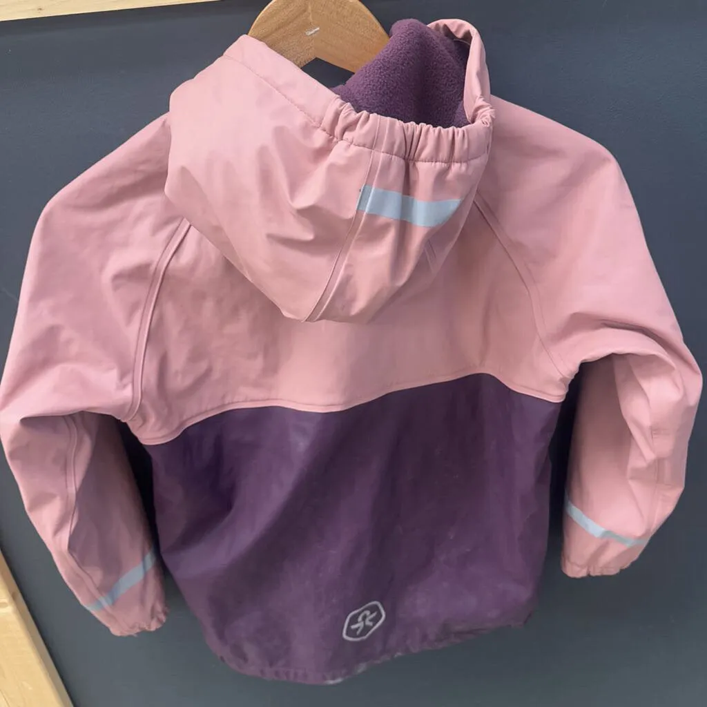 Color Kids Purple and Blush Ski Jacket: Blush and Purple-children-7Y