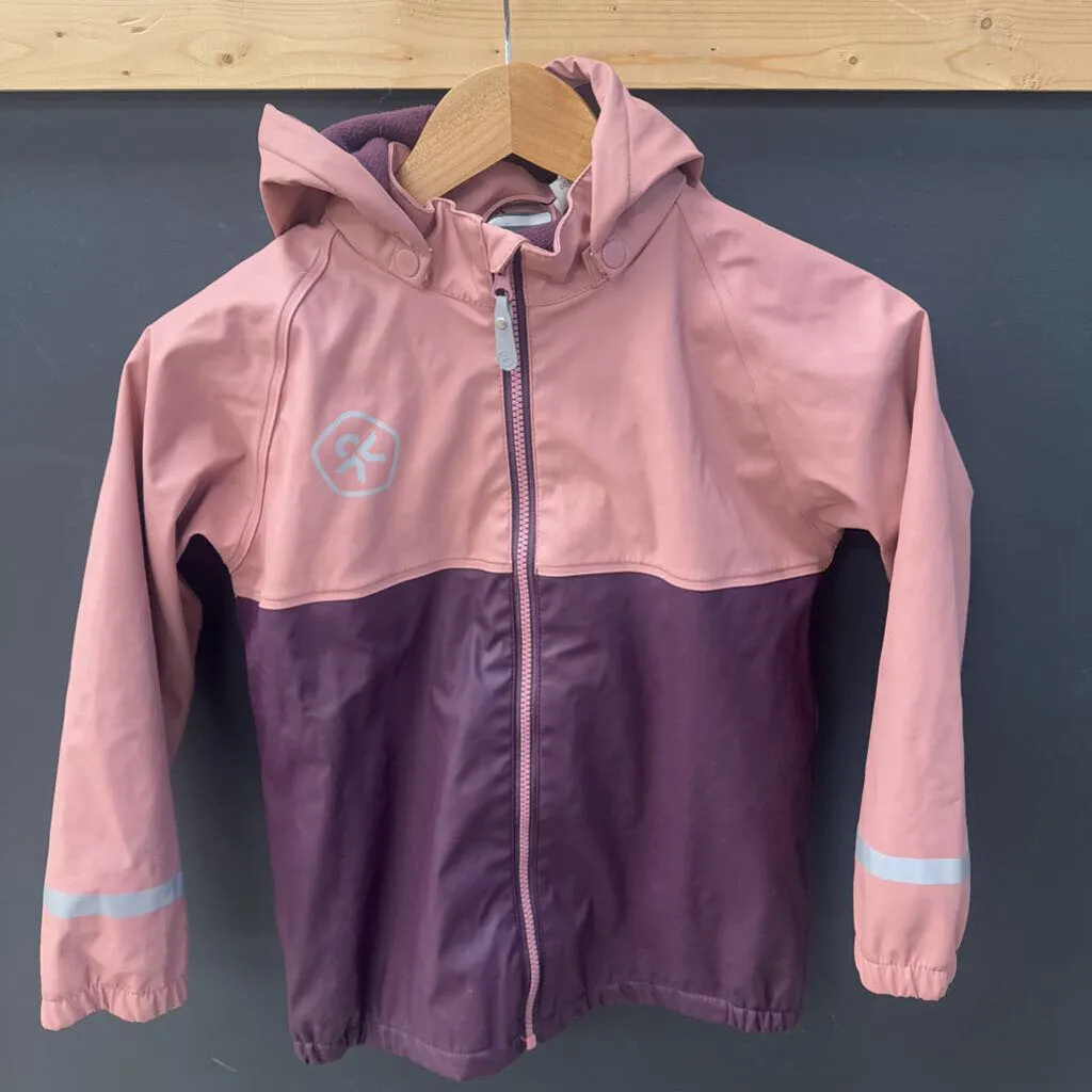 Color Kids Purple and Blush Ski Jacket: Blush and Purple-children-7Y