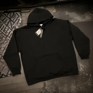 *COTTON BEST* (BLACK) PULLOVER HOODIES (PRE-SHRUNK)