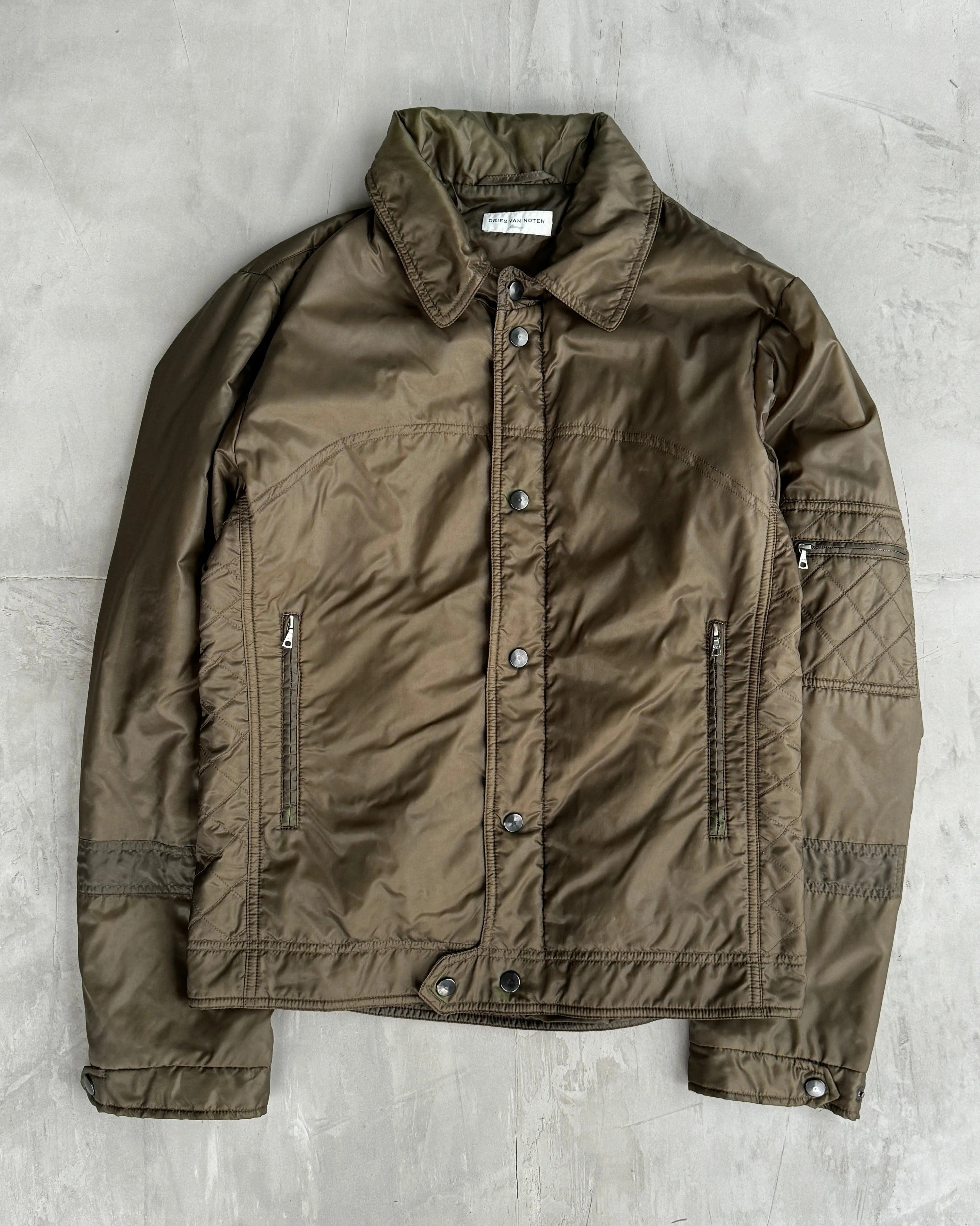 DRIES VAN NOTEN NYLON PUFER JACKET - S/M