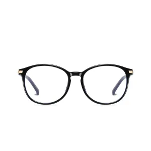 DUCO Round Blue Light Blocking Glasses Computer Screen Glasses Non Prescription Eyeglasses 5213