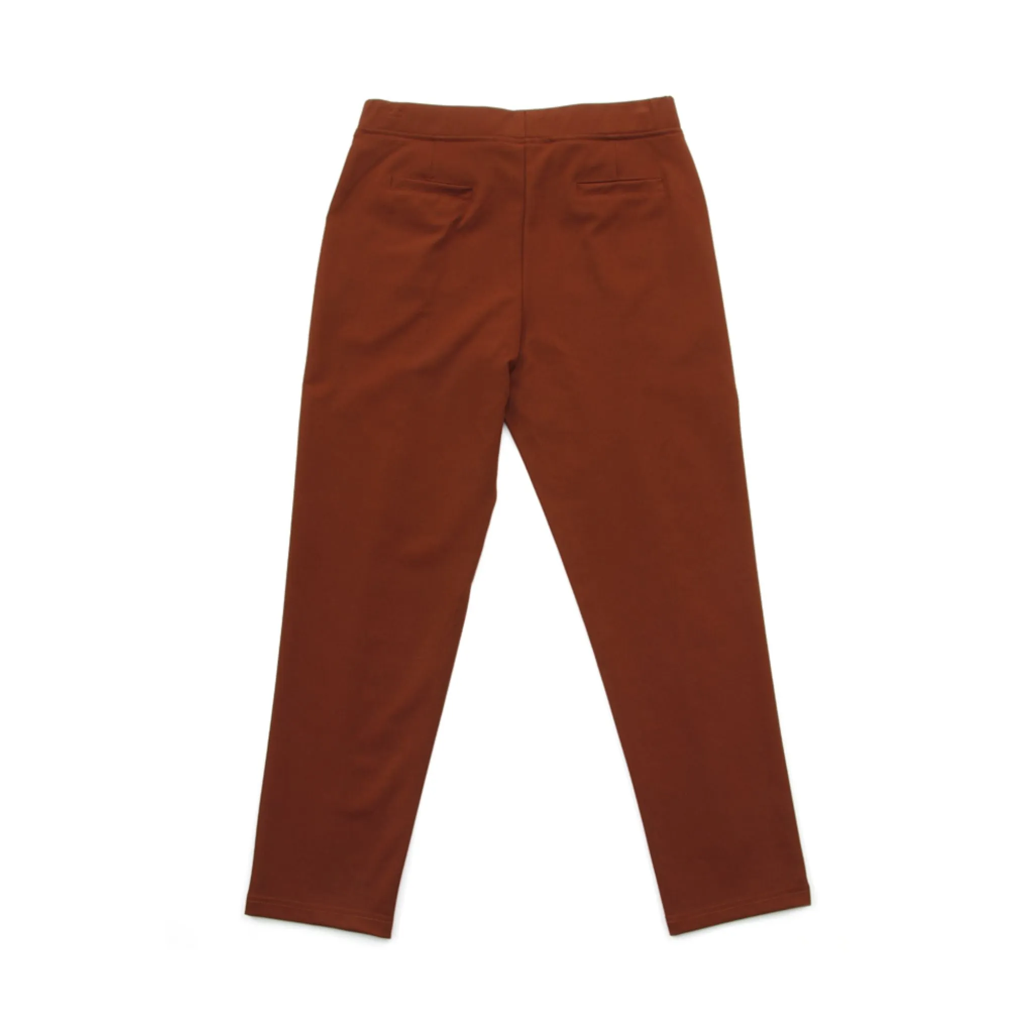 Enro Elastic Waistband Pull-On Cropped Pants - Brown (SC153-100LP-BRO)