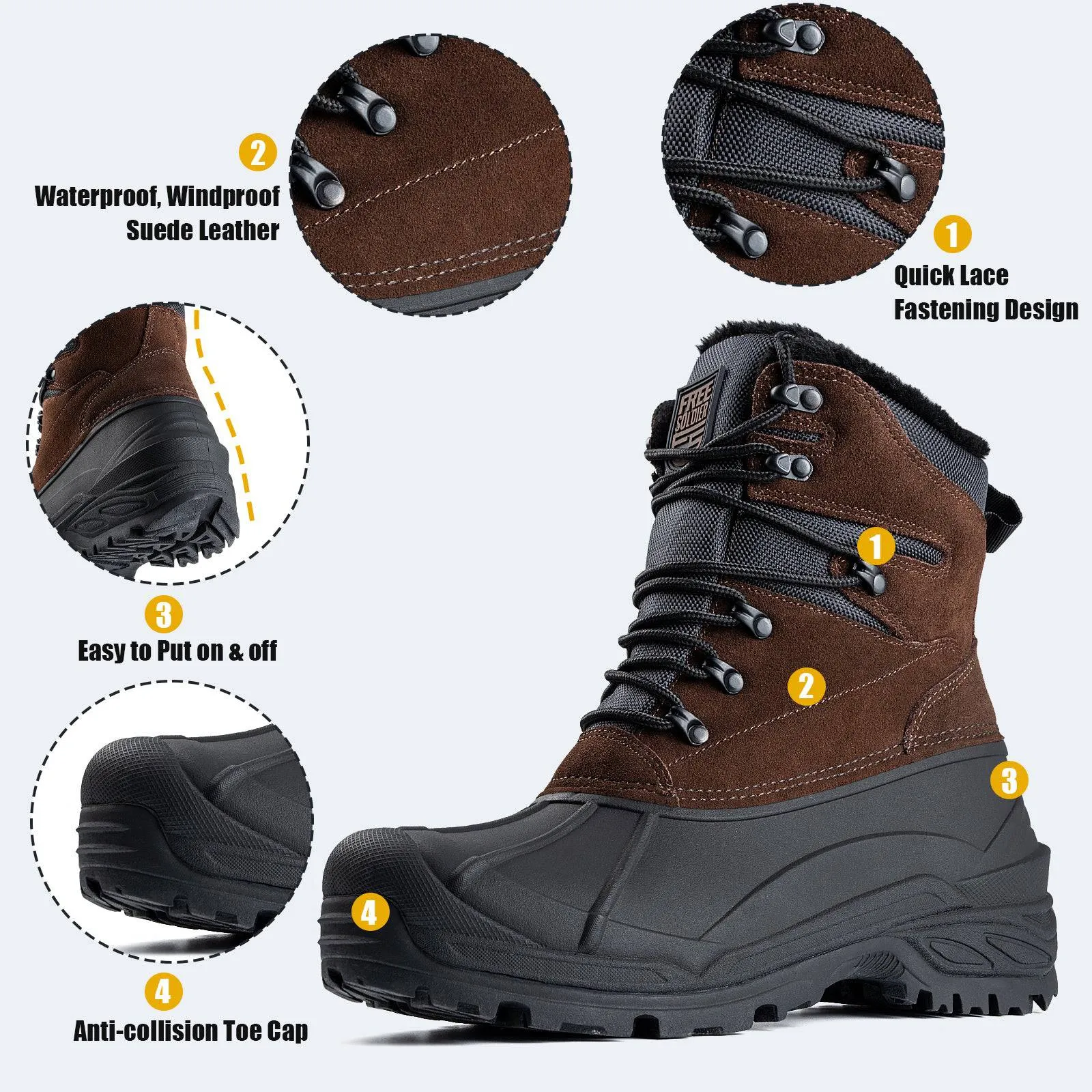 Gator Waterproof Winter Hiking Boots