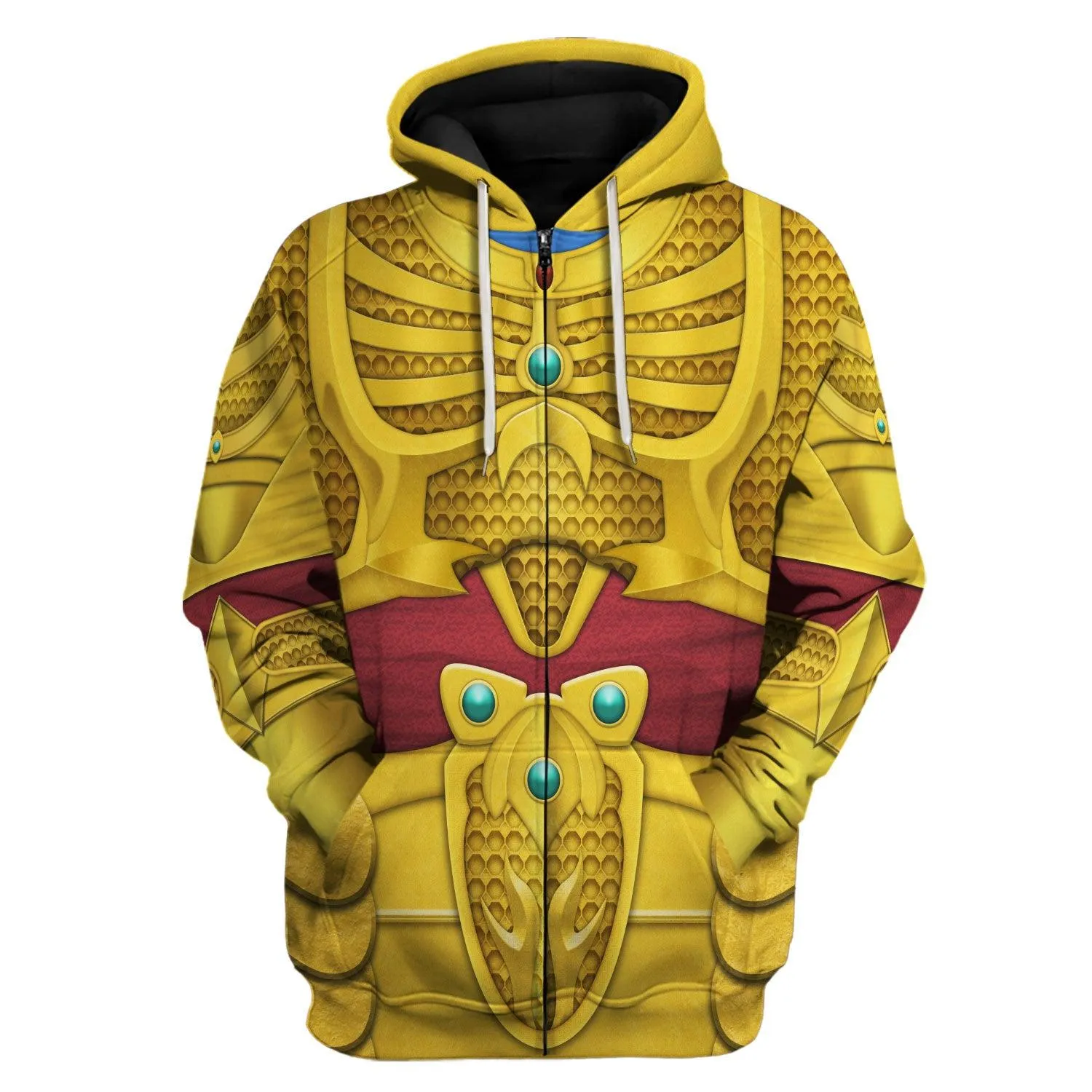 Goldar Mighty Morphin Hoodies Sweatshirt T-shirt Hawaiian Tracksuit