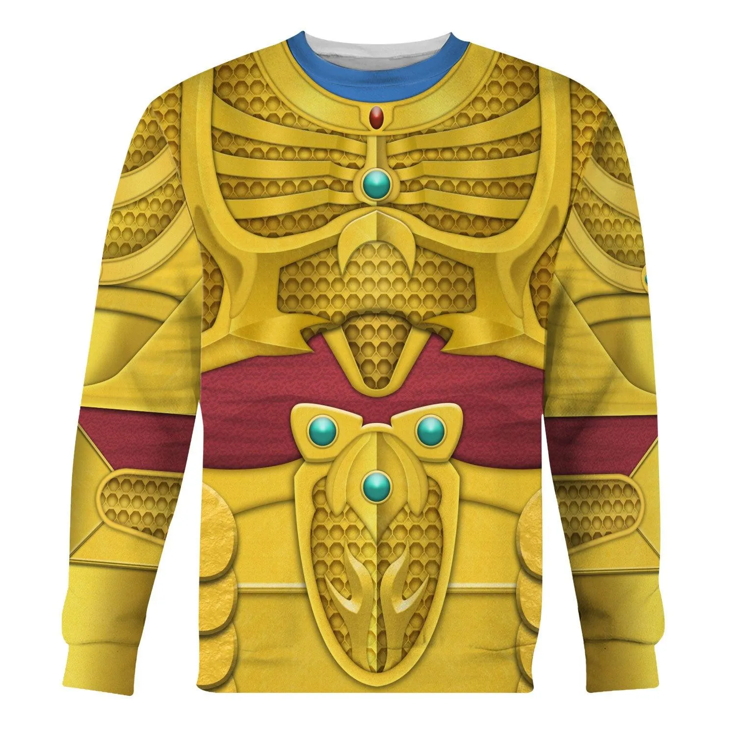 Goldar Mighty Morphin Hoodies Sweatshirt T-shirt Hawaiian Tracksuit