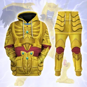 Goldar Mighty Morphin Hoodies Sweatshirt T-shirt Hawaiian Tracksuit