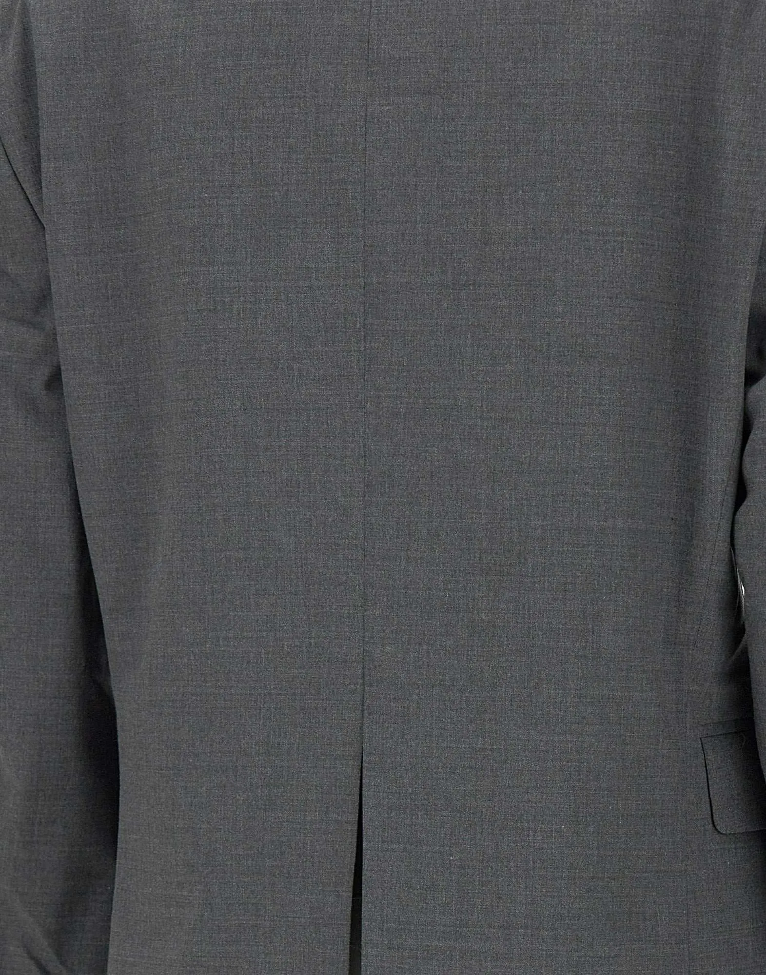 Grey Boxy Blazer with Padded Epaulettes