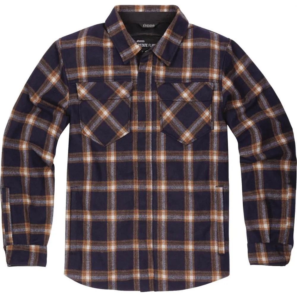 Icon Upstate Armored Flannel Riding Shirt