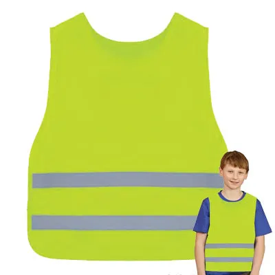 Kids Lime Round Neck Vest (Children 5-10 years)