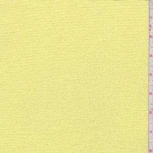 Light Lemon Gauze Knit Fabric