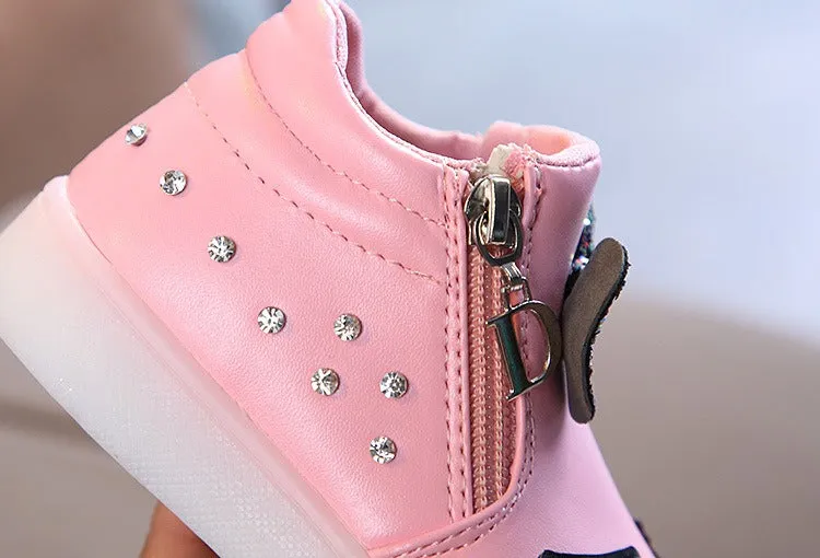 Light Up High Tops Pink