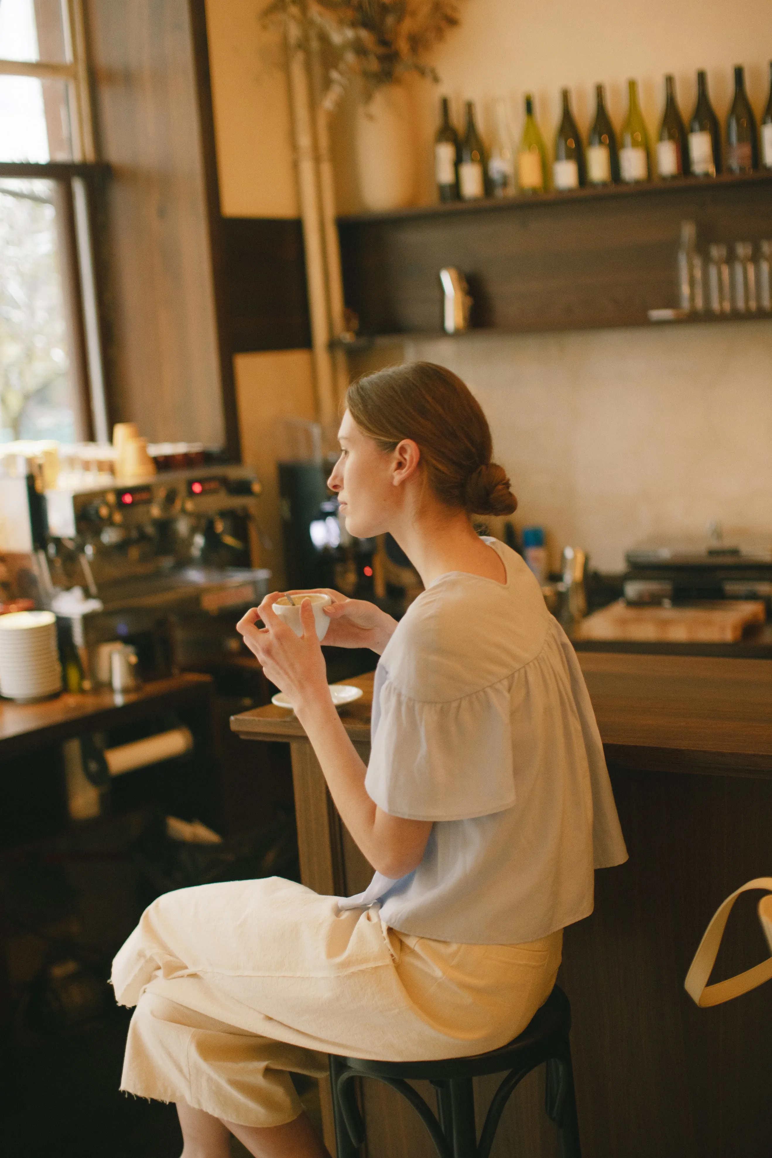 Lucille Blouse -- Tencel Linen