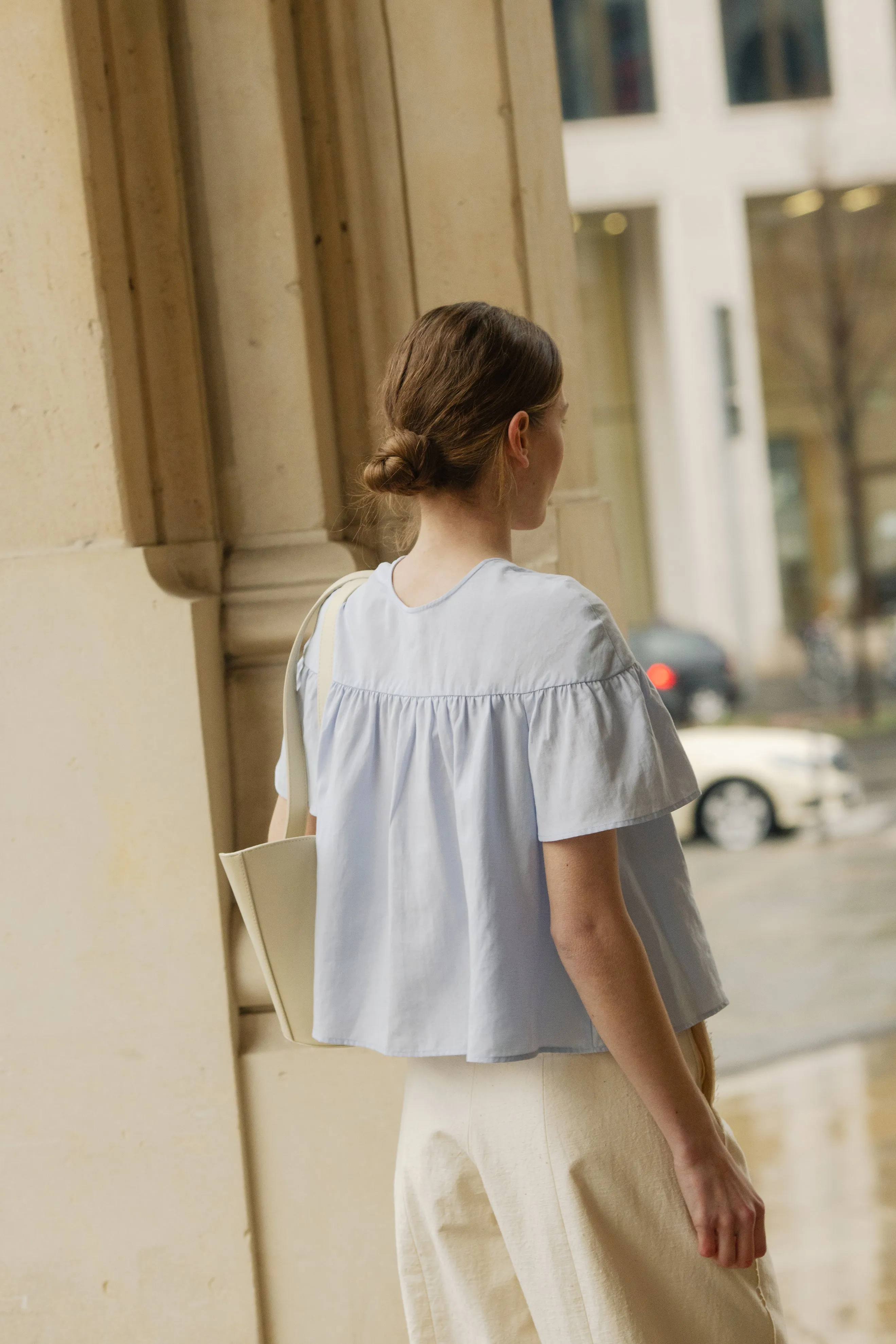 Lucille Blouse -- Tencel Linen