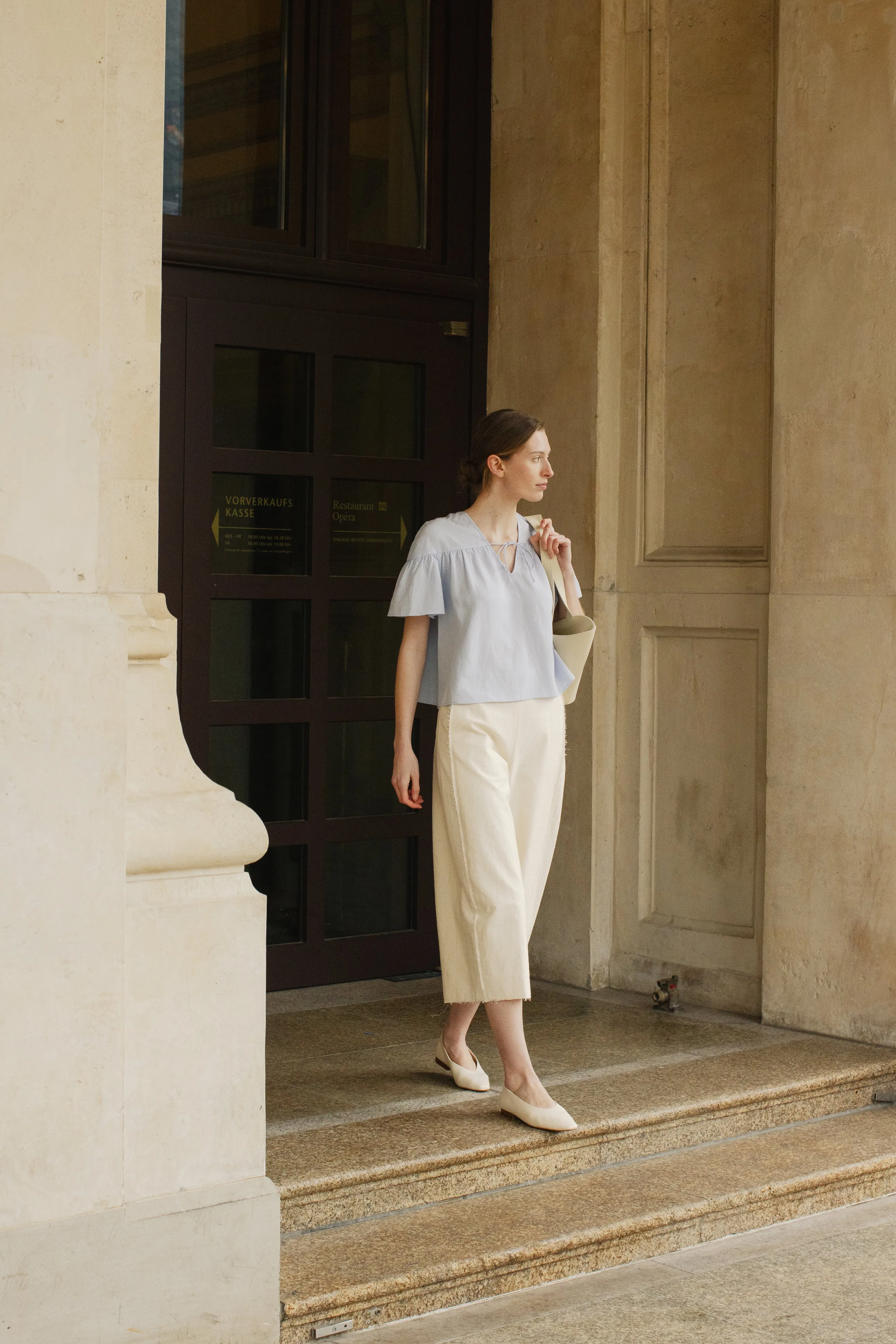 Lucille Blouse -- Tencel Linen