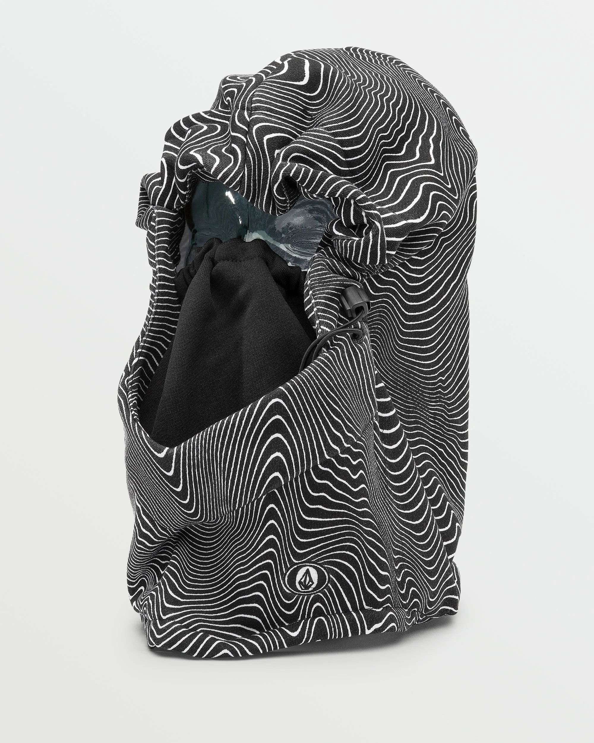 Mens Hydro Fleece Hood Thingy - Black Print