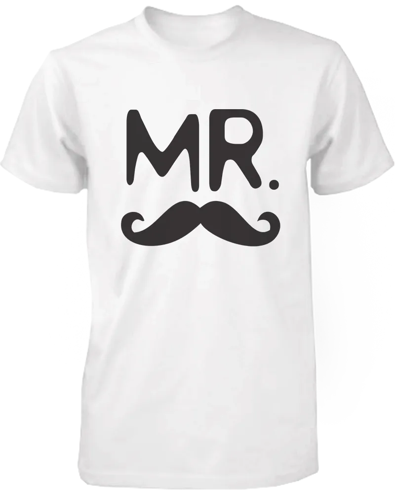 Mr. Mustache & Mrs. Lips Matching Couple Shirts (Set)