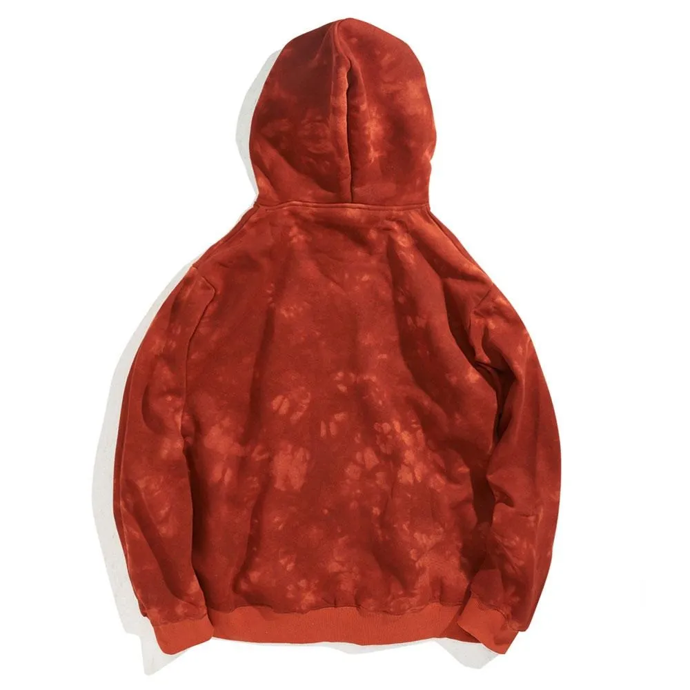 Persimmon Print Fleece Pullover Hoodies