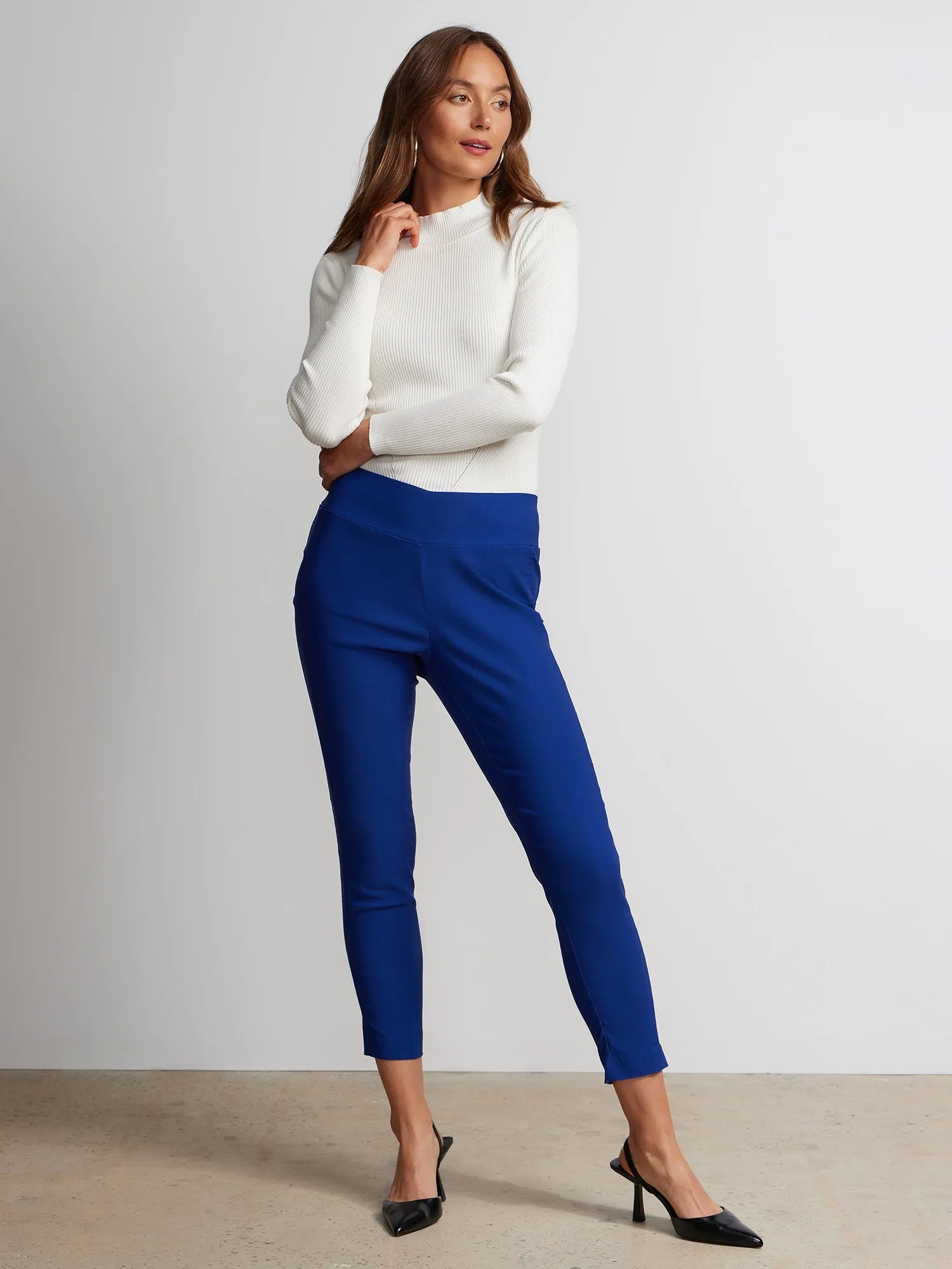 Petite Whitney High Rise Ankle Length Pant