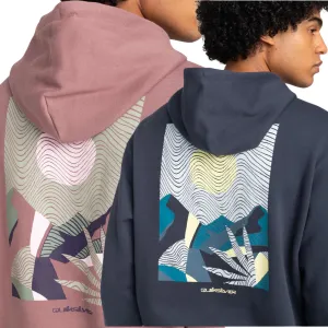 Quiksilver Mens Abstract Nature Pullover Hoodie