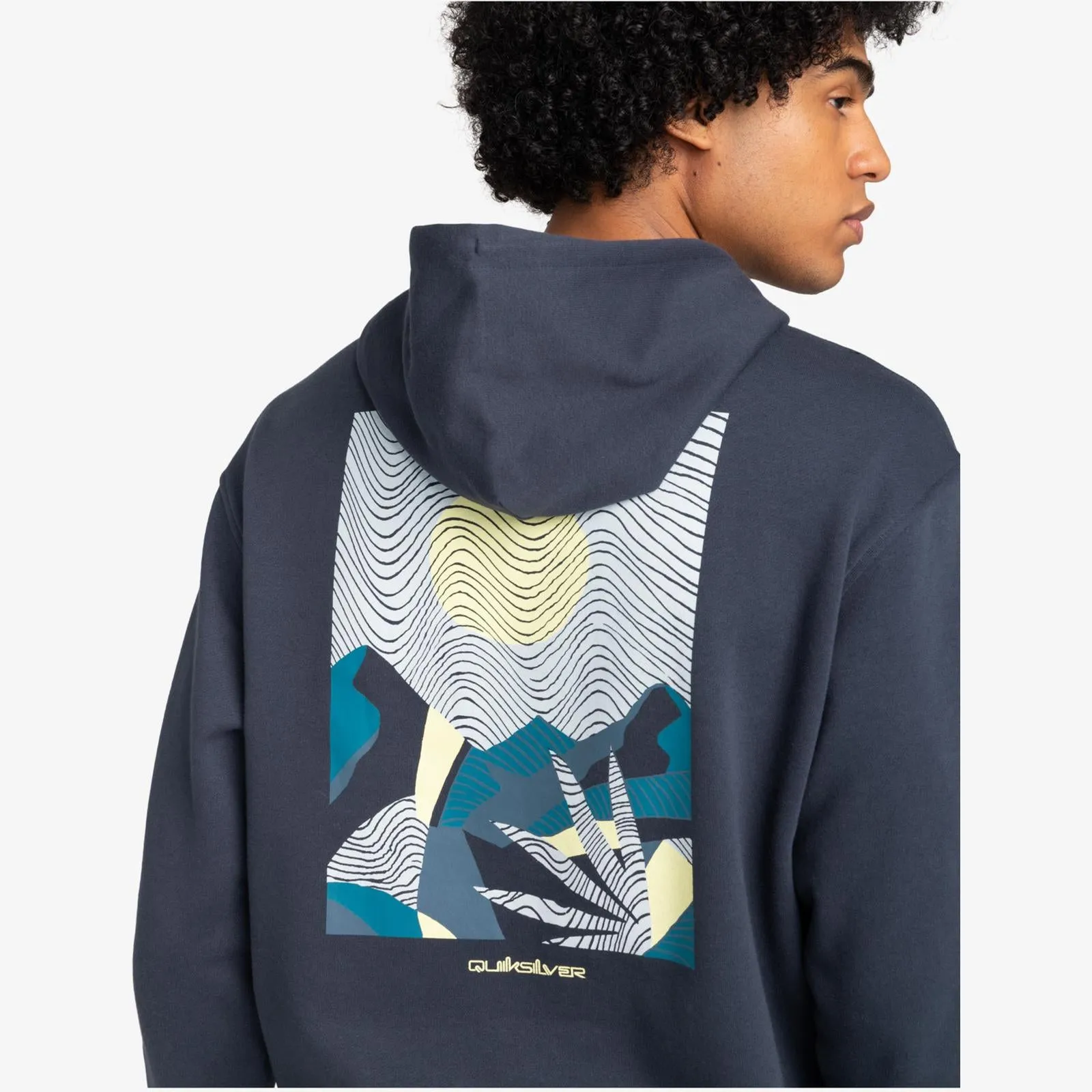 Quiksilver Mens Abstract Nature Pullover Hoodie