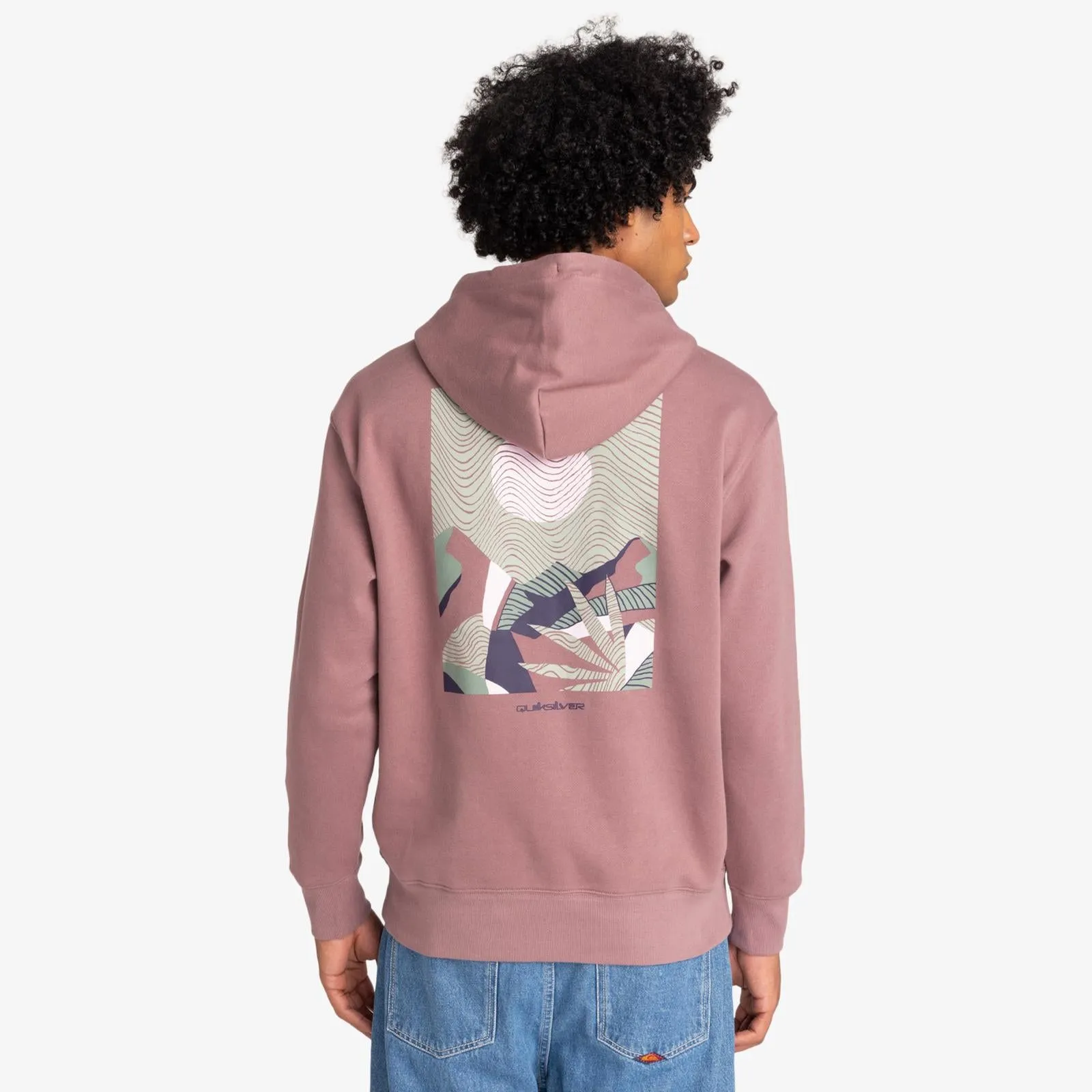 Quiksilver Mens Abstract Nature Pullover Hoodie