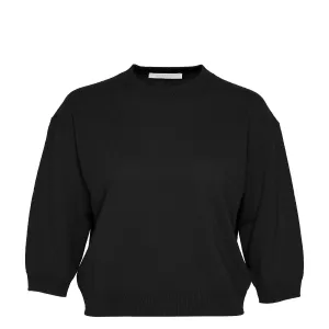 Recylced Cashmere Crew Cropped Sweater