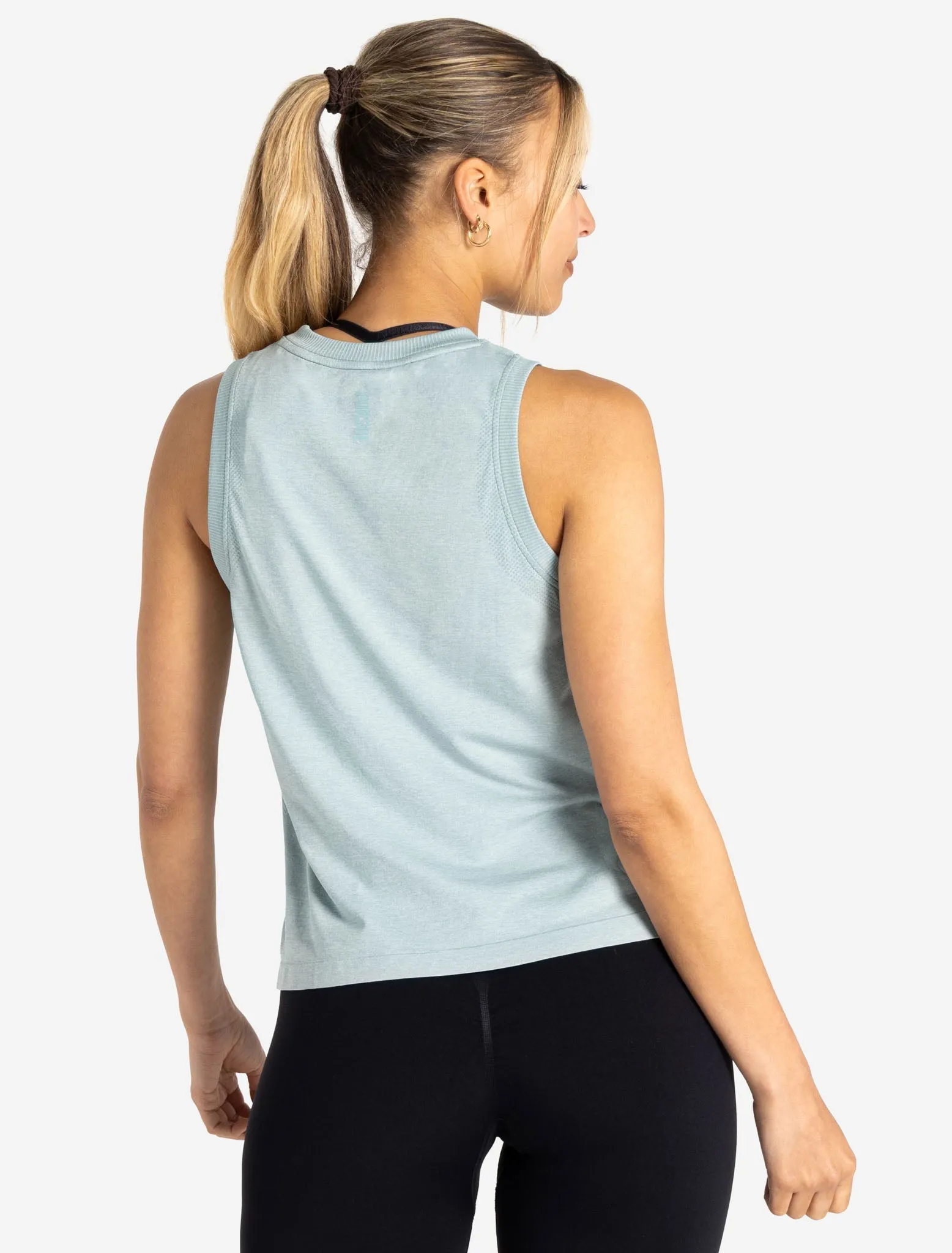 Seamless Tank - Seafoam Green Marl