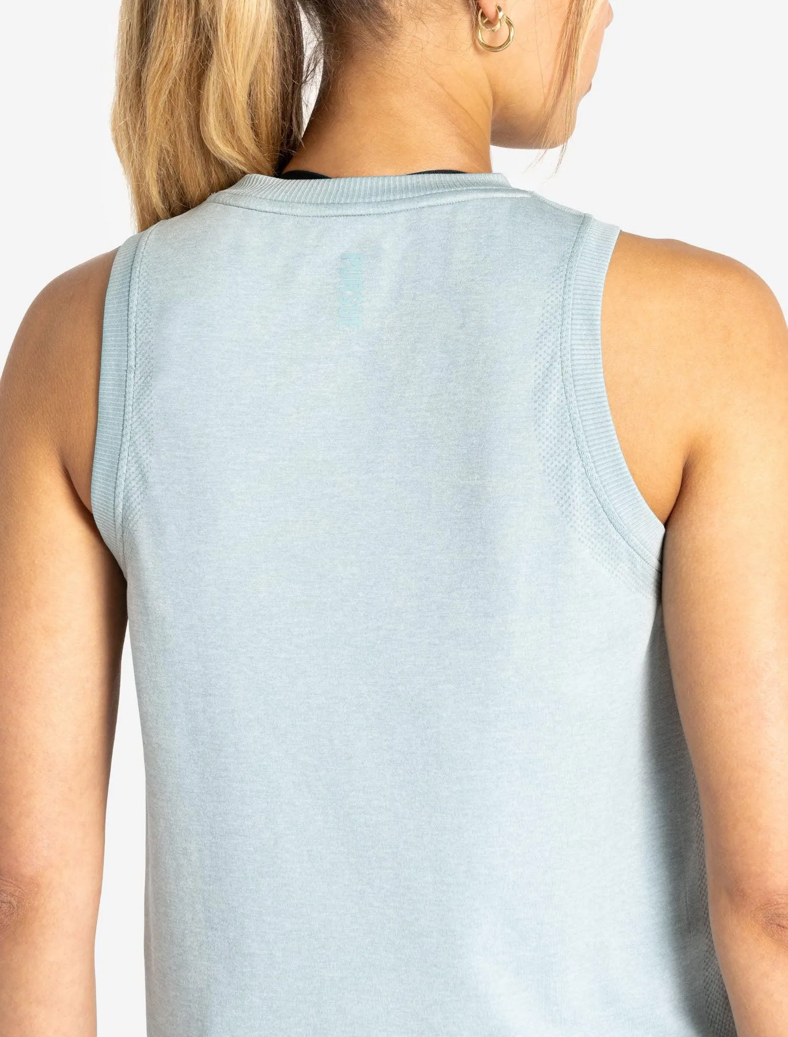 Seamless Tank - Seafoam Green Marl