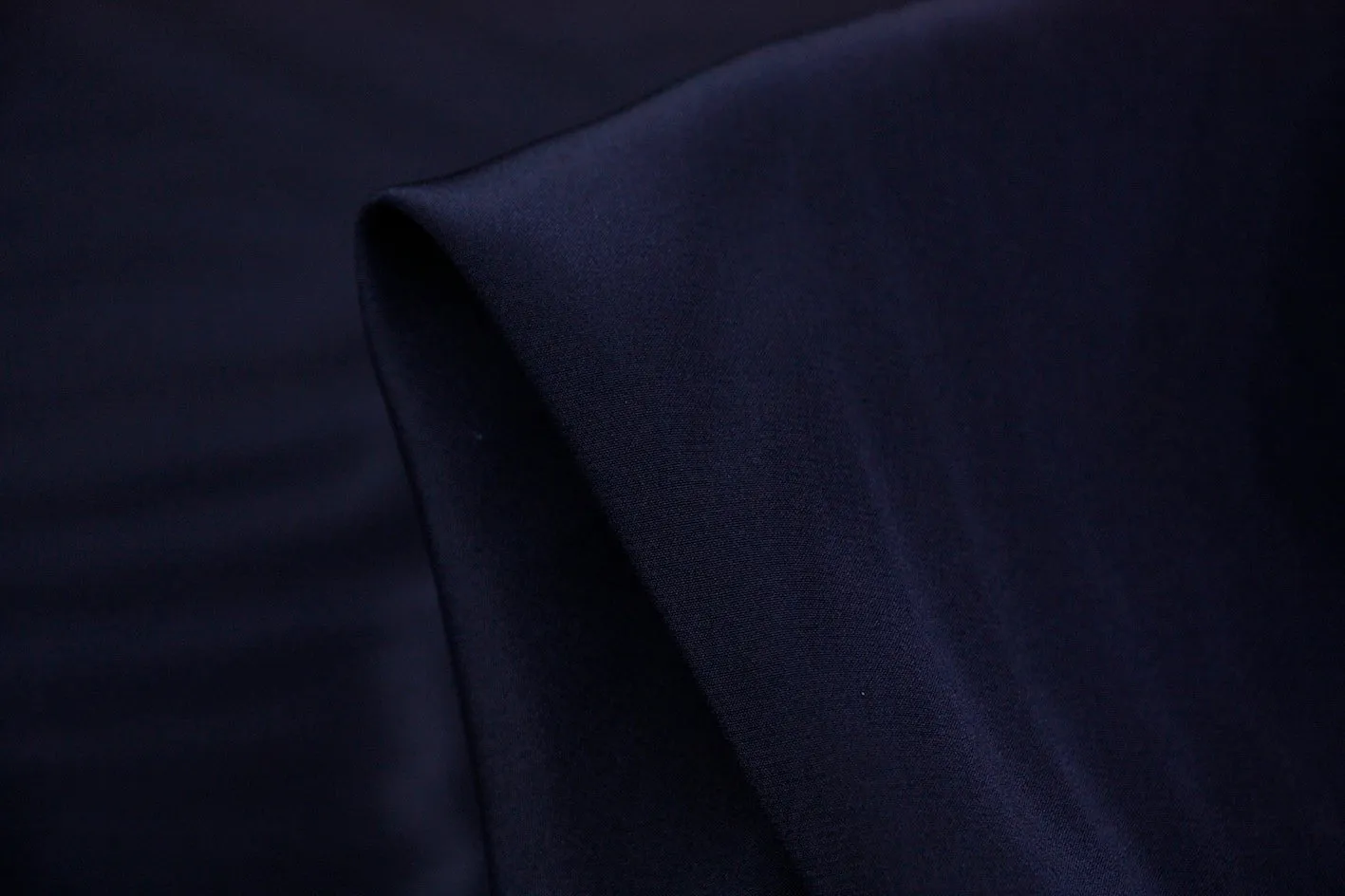 Silk Crepe De Chine - French Navy