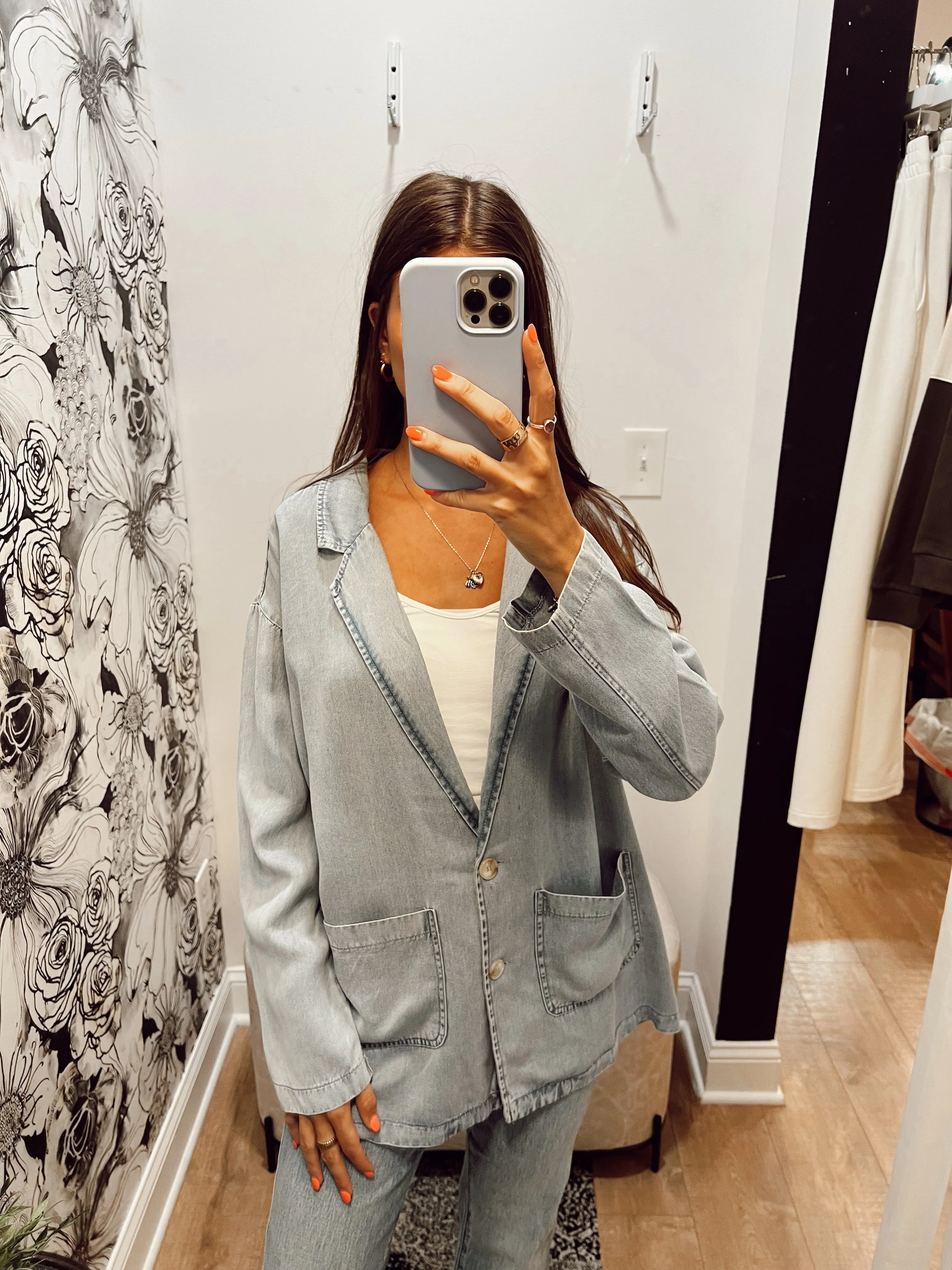 Stanton Alana Denim Blazer