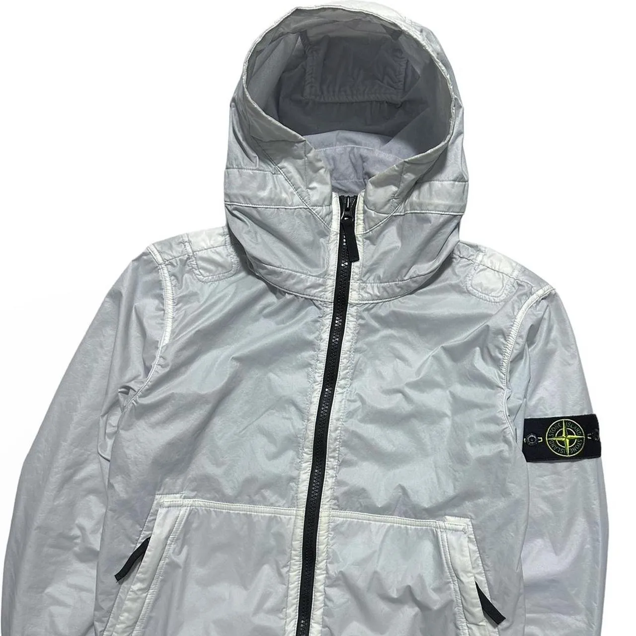 Stone Island Ice Blue Lamy Flock Jacket