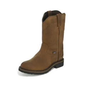 WK4960/SE4960  Justin Men's 10 in. Wyoming Waterproof Worker II Boot