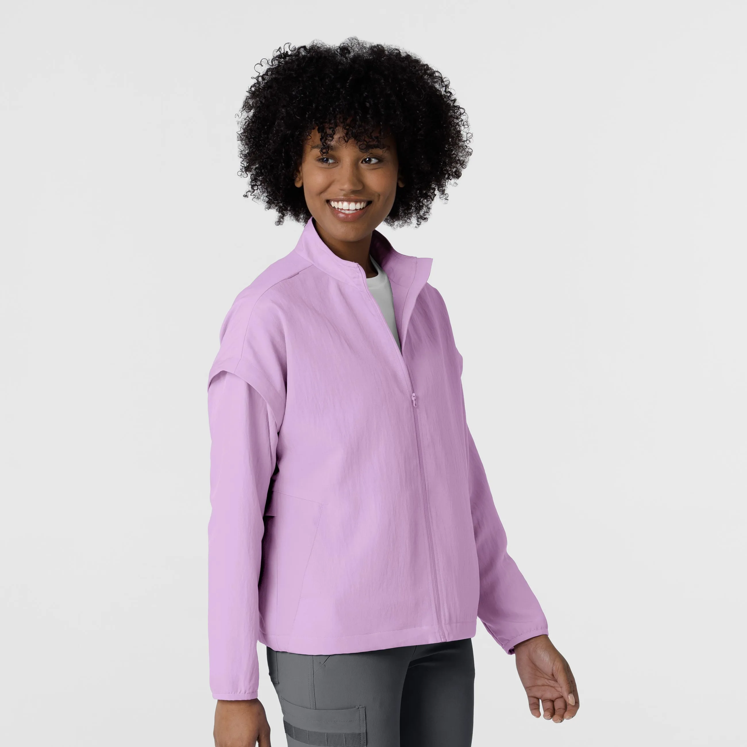 Women’s BreezeBreaker Scrub Jacket - Light Orchid